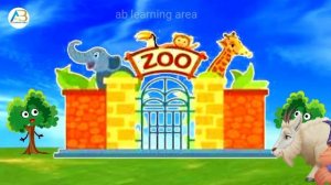 Rhino Pig Ostrich Monkey Gorilla Cow Animals Stampede video green screen | Animal Running in Zoo
