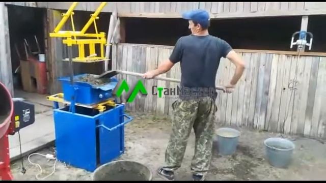 Обзор вибропресса для блоков "Прессовщик-2СТ" смотреть онлайн