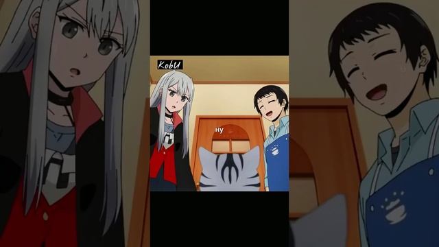 Впервые видит котов 🥺 #anime #аниме #анимеклип смотреть онлайн