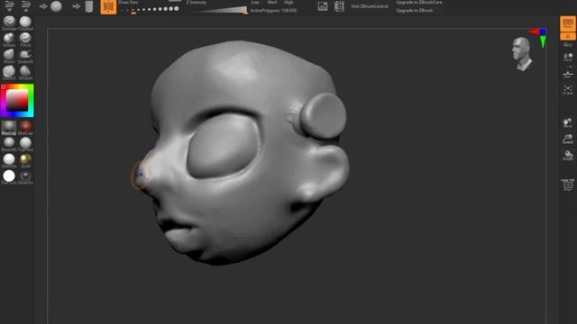 Sculpting With ZBRUSH CORE MINI смотреть онлайн