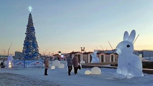 Магнитогорск, зимний праздничный парк Притяжение (10.01.2025)