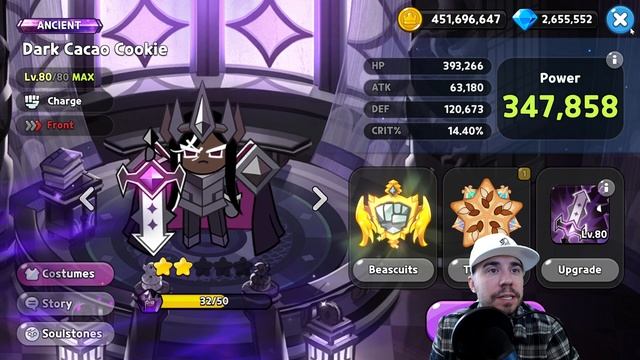 Dark Cacao Cookie Beascuit & Topping Guide | Cookie Run Kingdom