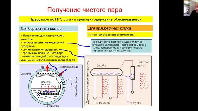 Получение чистого пара в энергетических котлах смотреть онлайн