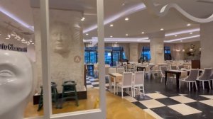 Обзор главного ресторана в отеле Adalya Elite Lara в Анталии