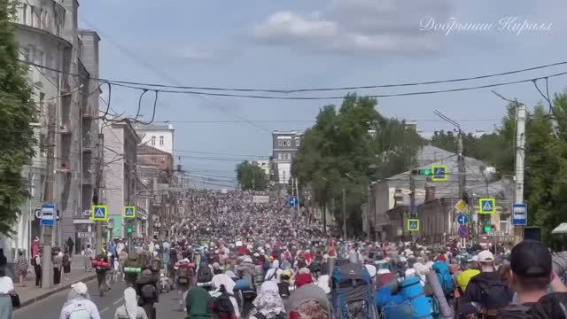 ВЕЛИКОРЕЦКИЙ КРЕСТНЫЙ ХОД. #крестныйход #великорецкое смотреть онлайн