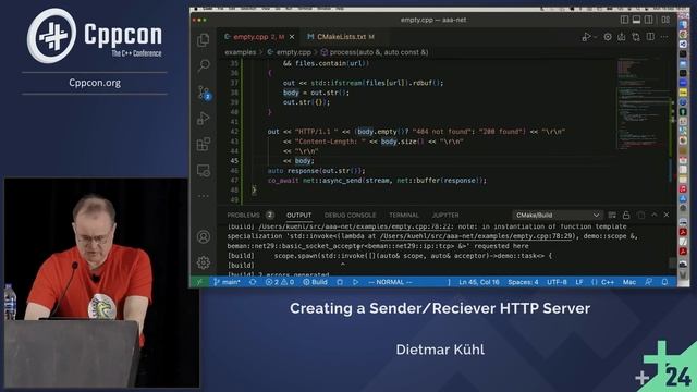 How to Use the Sender/Receiver Framework in C++ to Create a Simple HTTP Server - Dietmar Kühl - 2024 смотреть онлайн