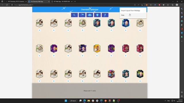 FUT 23 Chemistry optimizer in 30s смотреть онлайн
