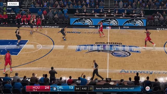 EA NBA LIVE 19 XboxOne Career NBA League: vs. Magic смотреть онлайн