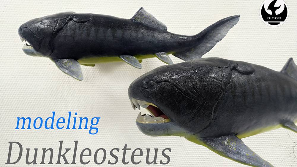 Лепка рыбы Дунклеостей смотреть онлайн