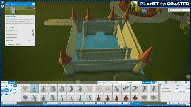 Planet Coaster | Emu Peaks Theme Park E03 - A Castle Food Caught смотреть онлайн
