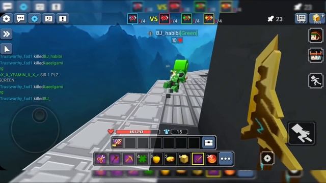 New GHOST REAPER AXE Skin in Bedwars!! (Blockman GO) смотреть онлайн