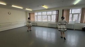 Дуэт Алексеева Евгения и Налимова Ксения  Задорный перепляс