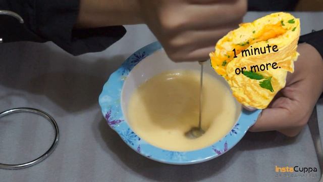 How To Make Fluffy Scrambled Eggs Using InstaCuppa Milk Frother Wand смотреть онлайн