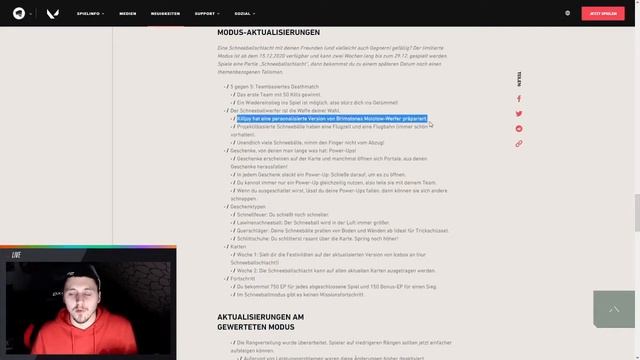 DER SCHNEEBALL MODUS KOMMT! - Patch-Notes 1.14! - Valorant [GERMAN/HD] #valorant смотреть онлайн