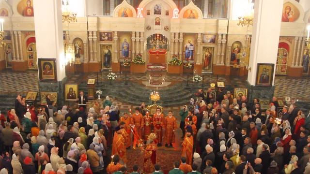 Пасхальное богослужение в Благовещенском соборе смотреть онлайн