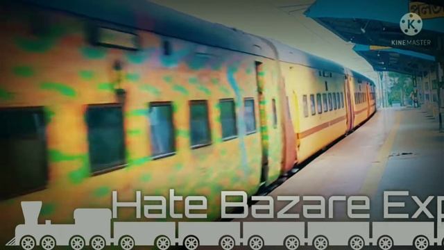 HIGH SPEED ACTION : Beautiful Tri Coloured EMU meets Express || Indian Railways смотреть онлайн