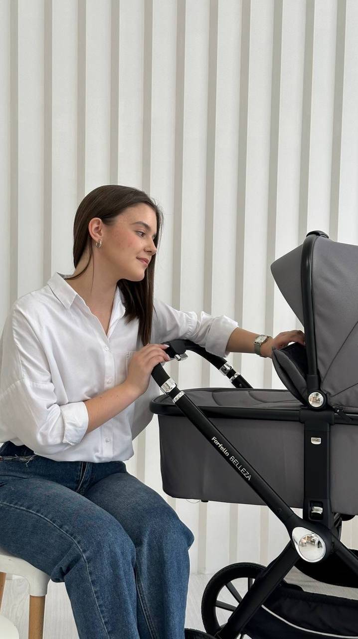 Современная модульная коляска 3 в 1 Farfello Belleza смотреть онлайн
