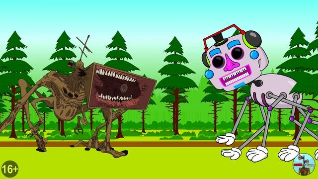 DJ MUSIC MAN VS MEGAHORN! FNAF 9 Security Breach Cartoon Animation