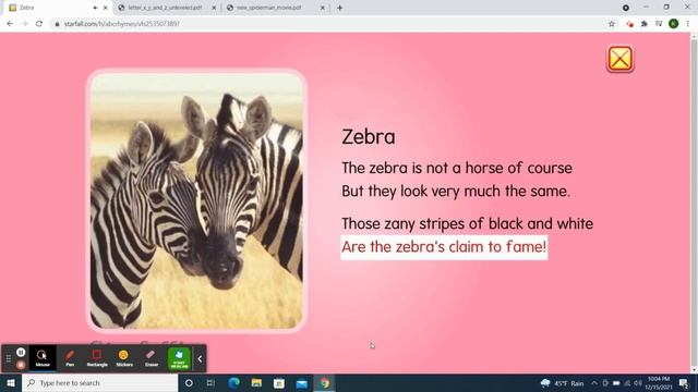 Class Meeting:12/15/21 Starfall Music/December Calendar/"Zebra" & N2Y "New Spiderman Movie" & more! смотреть онлайн