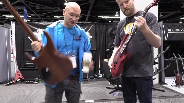 Solar Guitars at NAMM19 with Ryan from 60 Cycle Hum смотреть онлайн