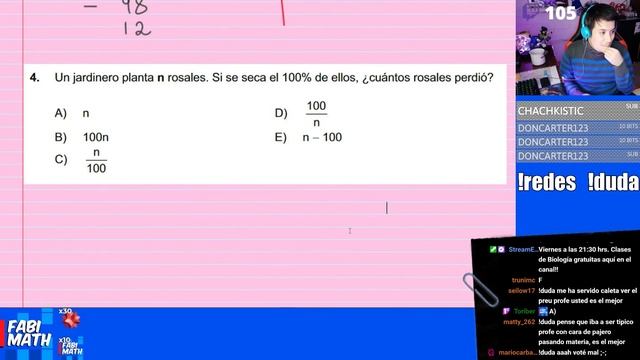 850 Puntos en la PTU | Preuniversitario Matemáticas | Ejercicios 5 | Aproximaciones y Porcentajes смотреть онлайн