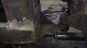 #128 Самодельный минитрактор погрузчик перед покраской.