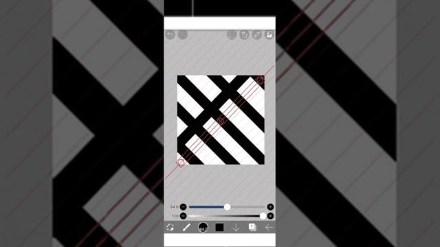 Drawing diagonal lines with a ruler in Ibis Paint (BASICS Part 2) смотреть онлайн