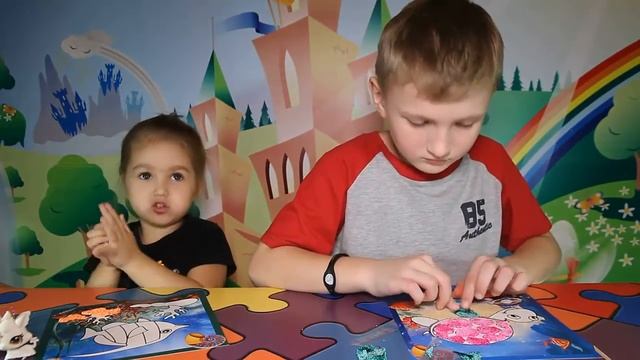 Аппликация из шарикового пластилина Делаем рыбку и черепаху из шариковой массы смотреть онлайн