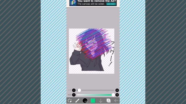 [Ibispaint X] How To Make Noise Drawing In Ibis Paint X