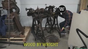 Восстановление педального токарного станока 1900 года