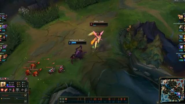 Откат ульты Кейл за секунду до смерти #яркиемоментыlol смотреть онлайн