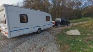 На юг в ноябре с караваном! Джубга. 2021. кемпинг "9й километр" #Джубга #Отдых с караваном #кемпер