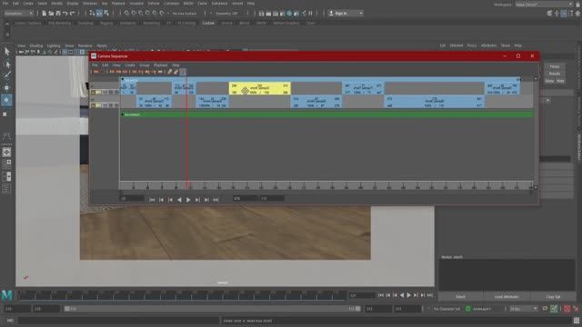 Как использовать CAMERA SEQUENCER в MAYA смотреть онлайн