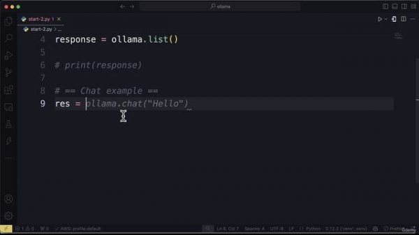 03. Ollama Python Library - Chatting with a Model