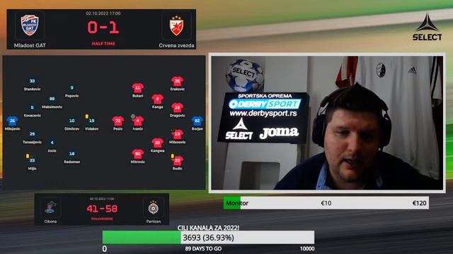 17:00 MLADOST GAT vs CRVENA ZVEZDA - UZIVO - PRATIMO ZAJEDNO DESAVANJA смотреть онлайн