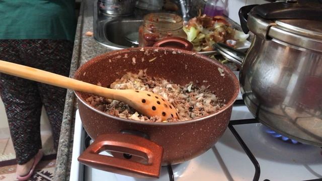 kıymalı kuru fasulye tarifi malzemeleri nasıl yapılır seksenlik youtuber Semiha anne ev usulü yaptı смотреть онлайн