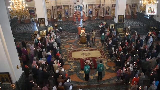 Вечерня первого дня Пасхи Христовой, встреча Благодатного огня. смотреть онлайн