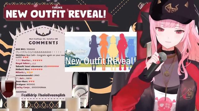 Mori Calliope REVEALS New HoloLive Outfits!!! смотреть онлайн
