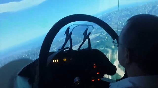 Simulador de vuelo de aviones IA 63 PAMPA desarrollado por FAdeA смотреть онлайн