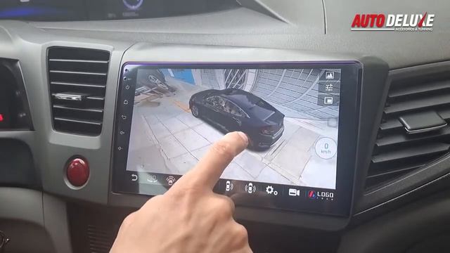 Honda Civic 2012 "Instalación de Pantalla Android de 9 pulgadas con cámaras 360º " смотреть онлайн
