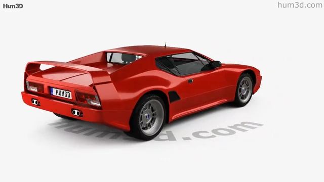 De Tomaso Pantera SI 1992 3D model by 3DModels.org смотреть онлайн