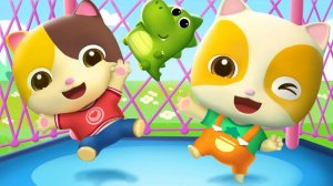 Панда 😻 Аттракцион 😻 Развлекательный центр 😻 Бэбибас парк развлечений  😻 BabyBus  ❤️ Ава и папа