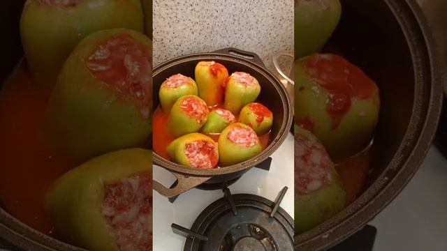 Как очень быстро и вкусно приготовить перчики.#shorts #food #cooking #tasty #like #кайф #life #вкус смотреть онлайн
