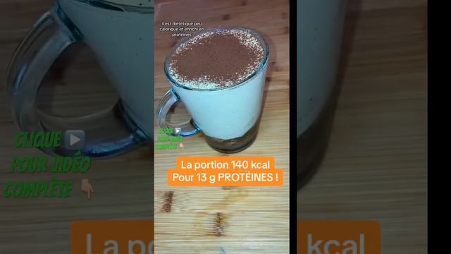 Tiramisu Healthy peu calorique et enrichi en protéines pour ta perte de poids 😋 смотреть онлайн