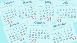 Days in the Months Song
