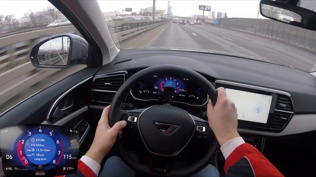 Взял Jetta VS7 - длинная база MQB на трассе смотреть онлайн