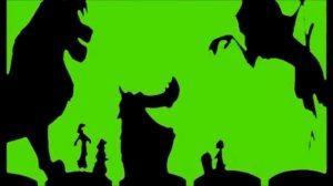 Timon and Pumbaa Rewind Green Screen