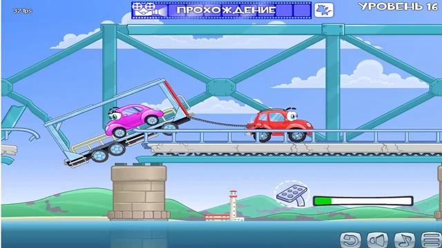 Игра приключения мультфильм про красную машинку Вилли Часть 2.2 смотреть онлайн