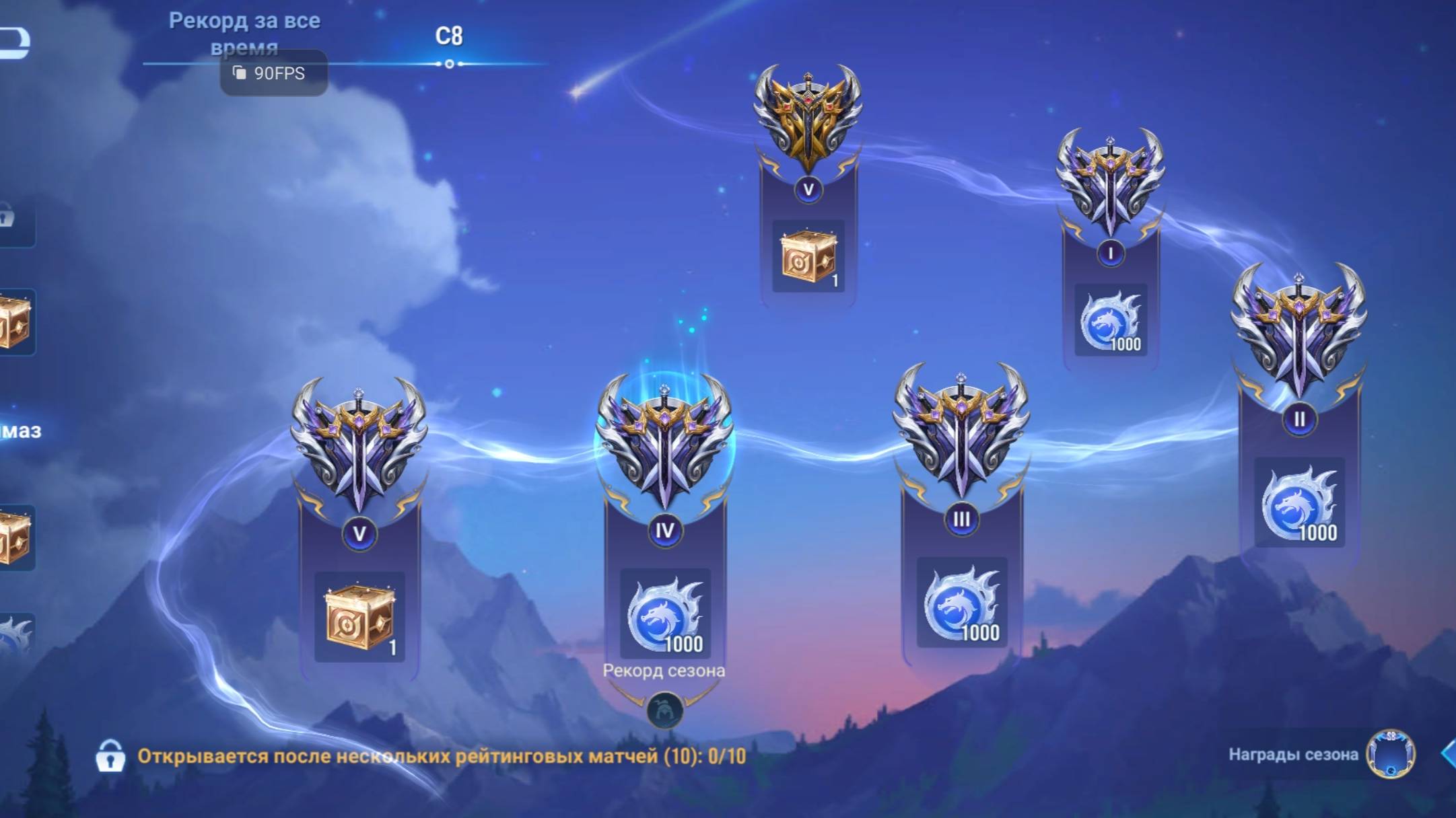 Honor Of Kings, старт - Мастер IV