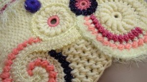 Мои мотивы в технике "фриформ" и мастер-класс "Шнур ГУСЕНИЧКА".